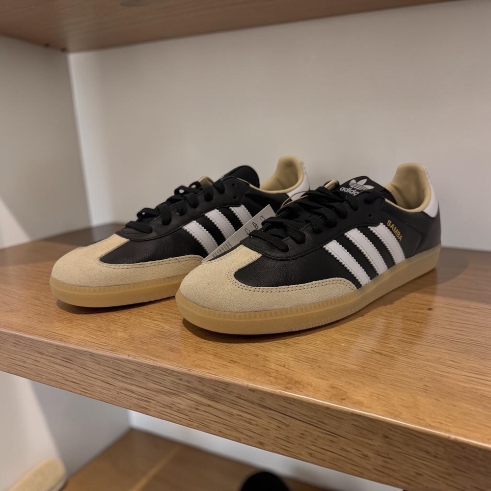Adidas Samba OG Core Black Cloud White Gum Sz 11.5 JS3832 2025 Brand New